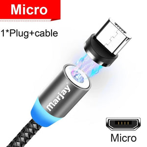 Magnetic Micro USB Cable For iPhone and  Android